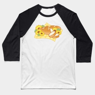 Sunflower Baguette Breads for Picnic Baseball T-Shirt